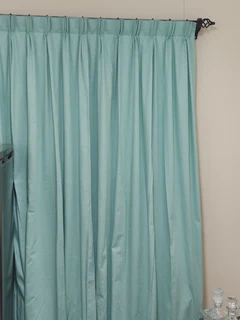 Curtains- custom made teal colour. R1200