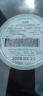 2007 Opel Corsa  gamma bakkie 1.7DTI.