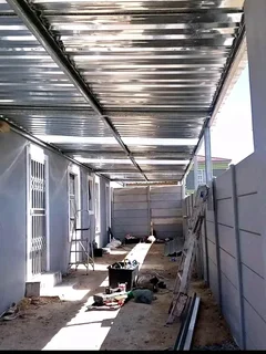 Galvanized Steel And Wooden  Carports And Pergolas