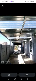 Galvanized Steel And Wooden  Carports And Pergolas