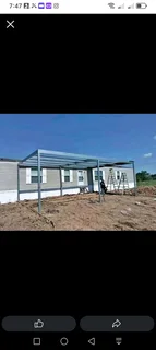 Galvanized Steel And Wooden  Carports And Pergolas