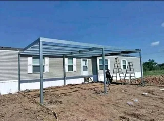 Galvanized Steel And Wooden  Carports And Pergolas
