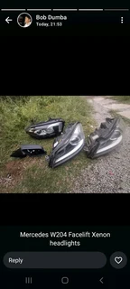 W204 xenon Facelift lights