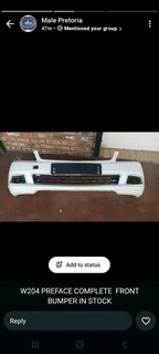 W204 Preface Bumper