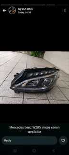 W205 Single Xenon Headlights