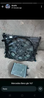W167 Gle Radiator Fan
