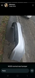 W205 Normal Rear Bumper
