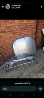 W205 Bonnet And Bumper