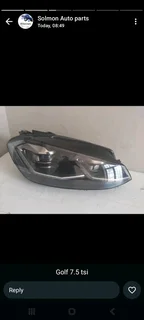 Golf 7.5 Tsi Headlight