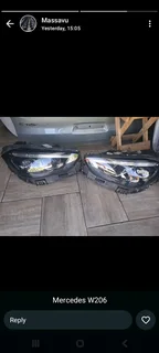 W206 Headlights