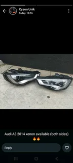 Audi A3 2014 Headlights