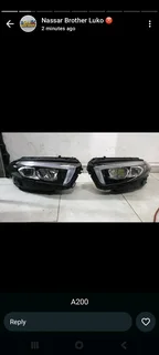 Mercedes Benz A200 Headlights