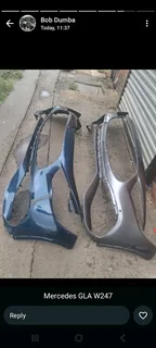 W247 Gla Bumpers