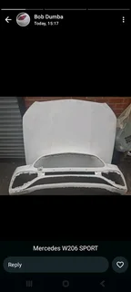 W206 Bonnet And Bumper