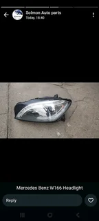 W166 Ml Headlight