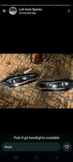 VW POLO 8 GTI HEADLIGHTS