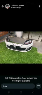 Vw Golf 7 Gti Bumper And Headlights