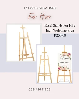 Easel Stand For Hire