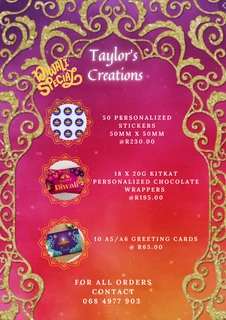 Personalized Party Favors