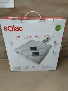 Solac - Electric Blanket (Double Bed) - White (120W)
