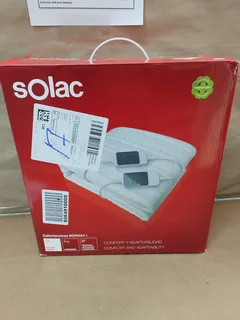 Solac - Electric Blanket (Double Bed) - White (120W)