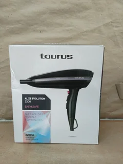 Taurus 2200W DC Hair Dryer Plastic 3 Speed Black "Alize Evolution" #