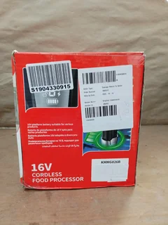 Decakila - Cordless Food Processor - Black - 1.25L - Unit Only