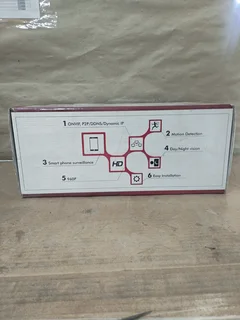 Waco - 4 Channel CCTV Surveillance Kit with 4 Cameras &amp; DVR 1TB Hard Drive