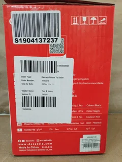 Decakila - Glass Jug for Blender 1.5L with 4 Sharp Stainless Steel Blades