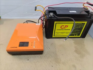 LinkQnet - 1000VA / 230 VAC Inverter+Chadha Power 12v 100ah Agm Vrla Sealed Maintenance Free Bat