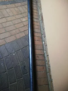 Galvanized round steel pole 76x1.6mm 3.5m, new