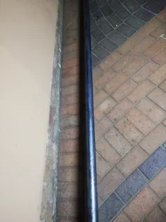 Galvanized round steel pole 76x1.6mm 3.5m, new