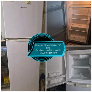 Hisense fridge freezer for sale R2500 negotiable