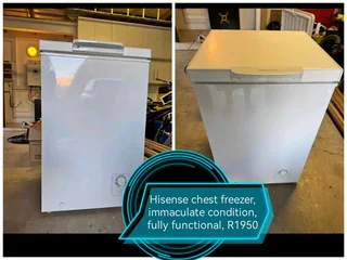 Hisense chest freezer - Immaculate R1950