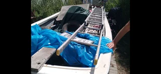 R16k. Dory Bass boat on trailer.  60 hp Suzuki outboard. Call Anjé 071 296 1465