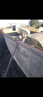 43 ft 13m GRP Sachal built  HULL &amp; DECK for sale R40 000. St Helena Bay. Call Anjé 071296146