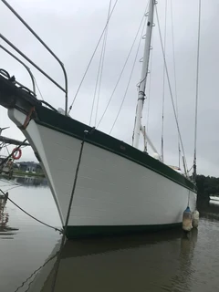 R300k. 38 ft Down Easter Traditional fibreglass sailing yacht for sale. Dbn. Call Anjé 0712961465