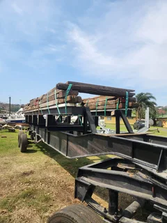 Large Catamaran boat Cradle Trailer for sale R275k. Cradle in Durban. Call Anjé 0712961465