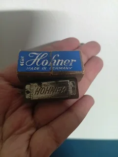 2 x miniature vintage harmonicas