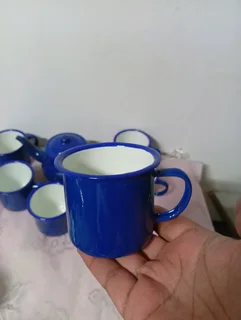Enamel coffee set