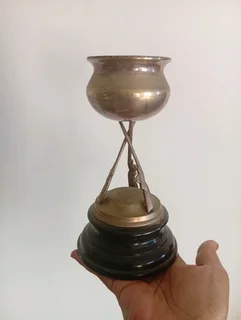 Brass trophy cup