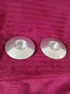 Pair of royal Copenhagen candle holders