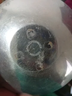 Pair of royal Copenhagen candle holders