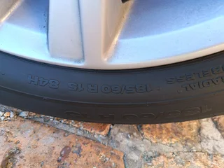 Vw 15"rims and tyres