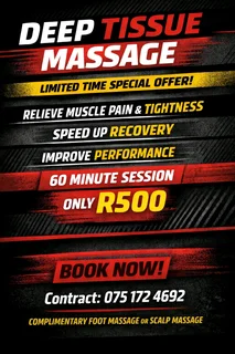 Deep Tissue Massage special offers