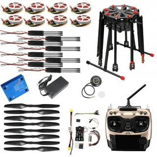 F450 quadcopters, S550 Hexacopters, 1045 Propellers, 920kv Motors, 30A Escs DIY drones MicrobotSA.