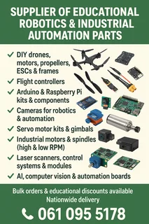 Robotic supplies for university students - MicrobotSA