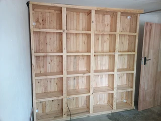 Custom Solid Wood Cupboards, Book cases. Built to your size and needs. Best prices and quality