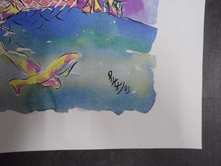 Mauritian Fishermen Print by RHK