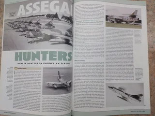 2 Air Enthusiast Magazines Featuring Rhodaf Hawker Hunters